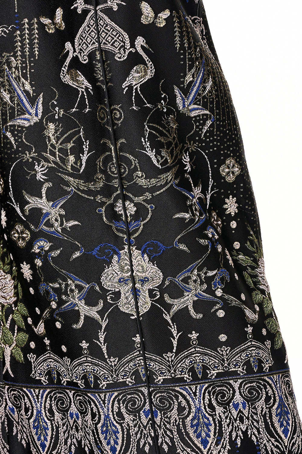 JACQUARD PANT WITH FRONT SEAMS REBELLE REBELLE 8 JACQUARD PANT WITH FRONT SEAMS REBELLE REBELLE - Image 8