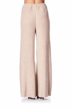 KNITTED PANT WITH SIDE DETAIL ALL MY AVIGNON 13 KNITTED PANT WITH SIDE DETAIL ALL MY AVIGNON -clothing shop camilla knitted pant with side panel all my avignon 3
