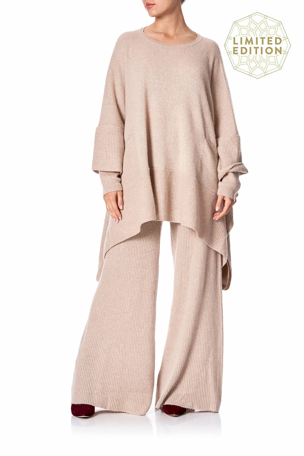 KNITTED PANT WITH SIDE DETAIL ALL MY AVIGNON 1 KNITTED PANT WITH SIDE DETAIL ALL MY AVIGNON