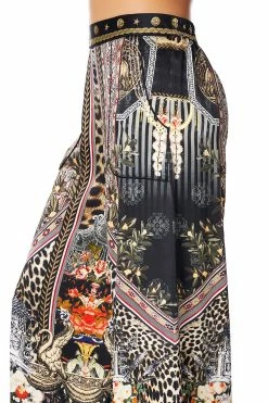 LOUNGE TROUSER WITH CUFFS MARAIS AT MIDNIGHT -clothing shop camilla lounge trouser with cuffs marais at midnight 4