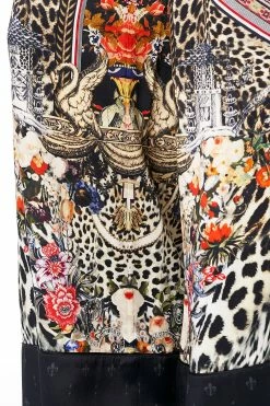 LOUNGE TROUSER WITH CUFFS MARAIS AT MIDNIGHT -clothing shop camilla lounge trouser with cuffs marais at midnight 5