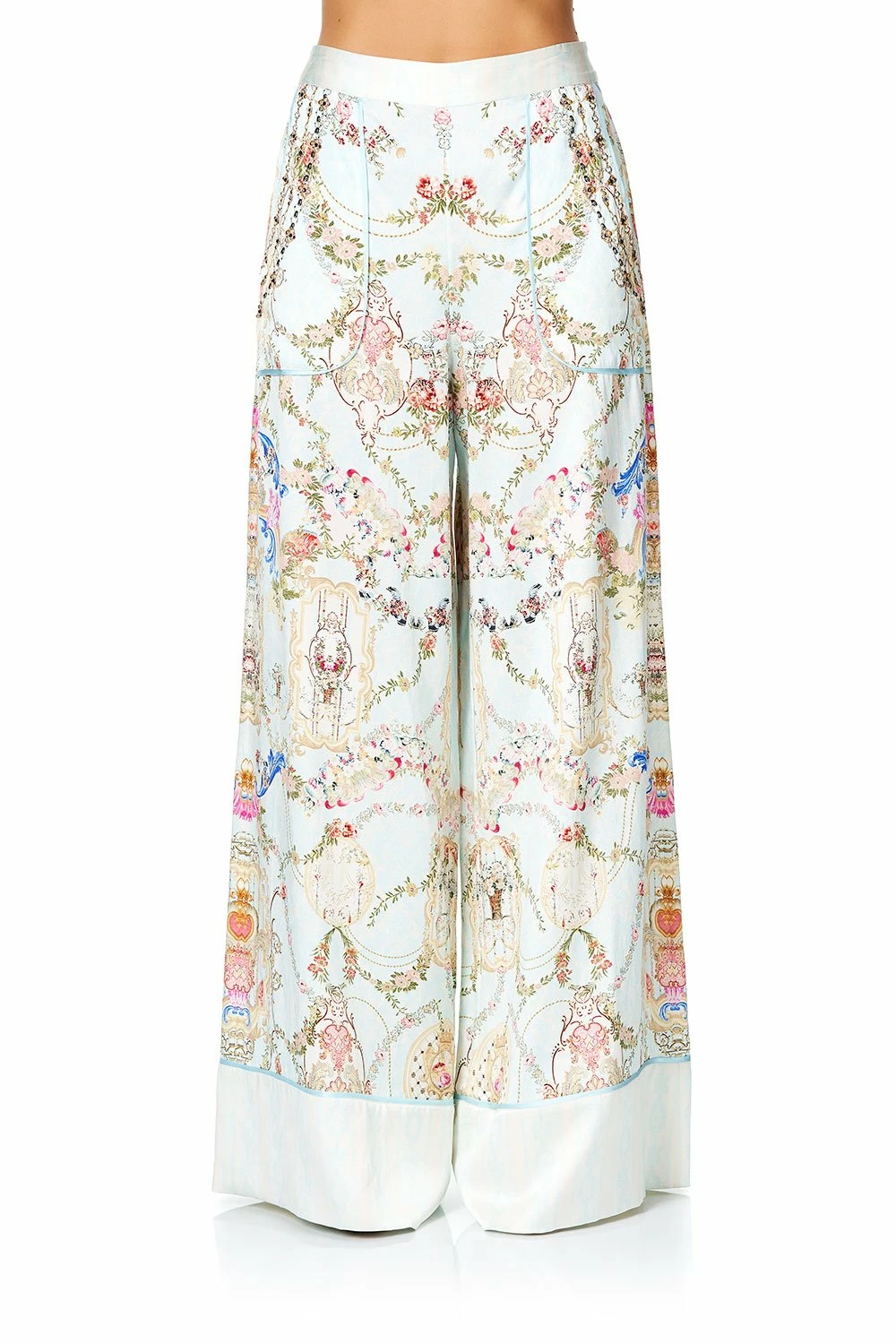 LOUNGE TROUSER WITH CUFFS VERSAILLES SKY 6 LOUNGE TROUSER WITH CUFFS VERSAILLES SKY - Image 6