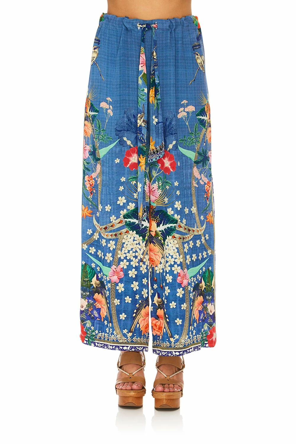 LOUNGE TROUSER WITH TIE WAIST FARAWAY FLORALS 5 LOUNGE TROUSER WITH TIE WAIST FARAWAY FLORALS - Image 5