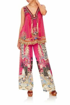 LOUNGE TROUSER WITH TIE WAIST LOUNGE HOUR -clothing shop camilla lounge trouser with tie waist lounge hour 4