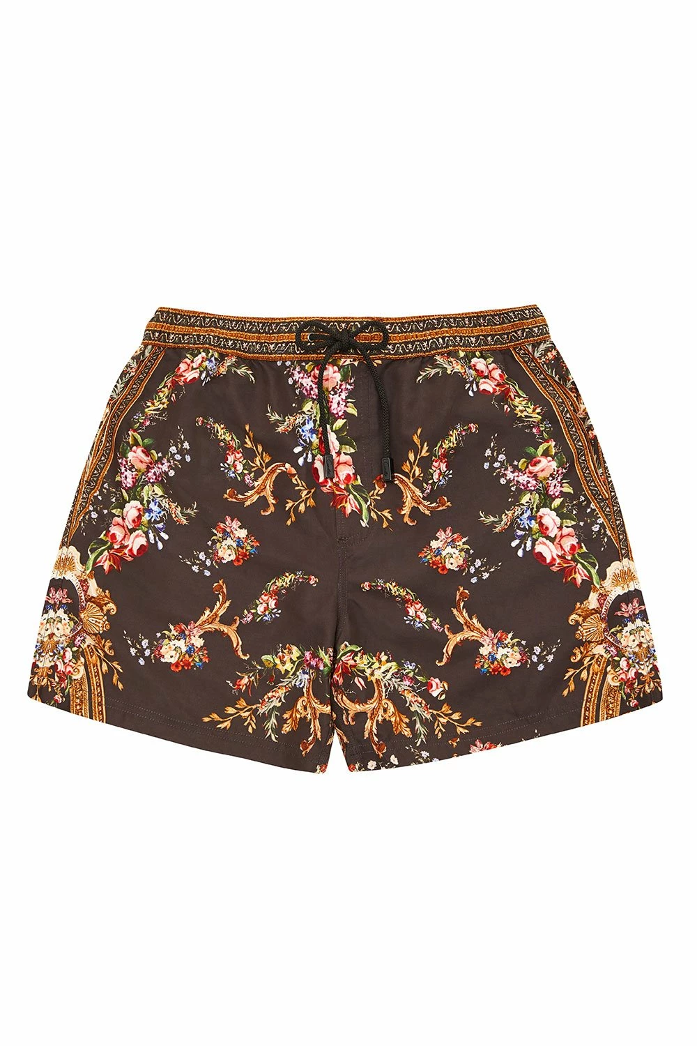 ELASTIC WAIST BOARDSHORT FRIEND IN FLORA 1 ELASTIC WAIST BOARDSHORT FRIEND IN FLORA