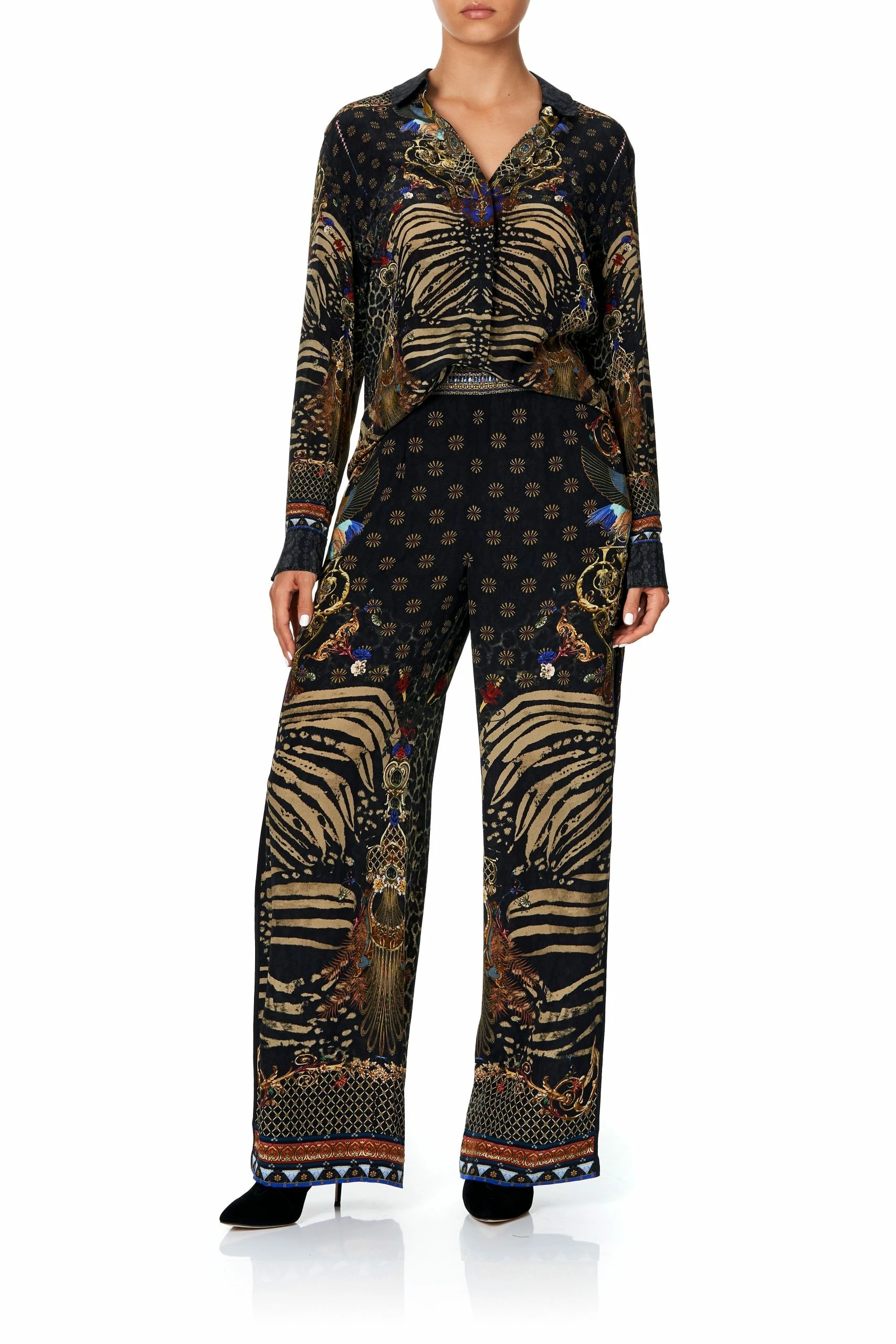 WIDE LEG PANTS WITH CUFFS THE NIGHT WE MET 1 WIDE LEG PANTS WITH CUFFS THE NIGHT WE MET