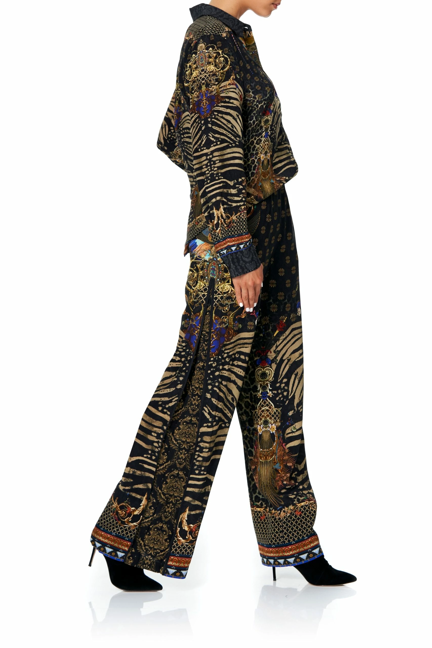 WIDE LEG PANTS WITH CUFFS THE NIGHT WE MET 2 WIDE LEG PANTS WITH CUFFS THE NIGHT WE MET - Image 2