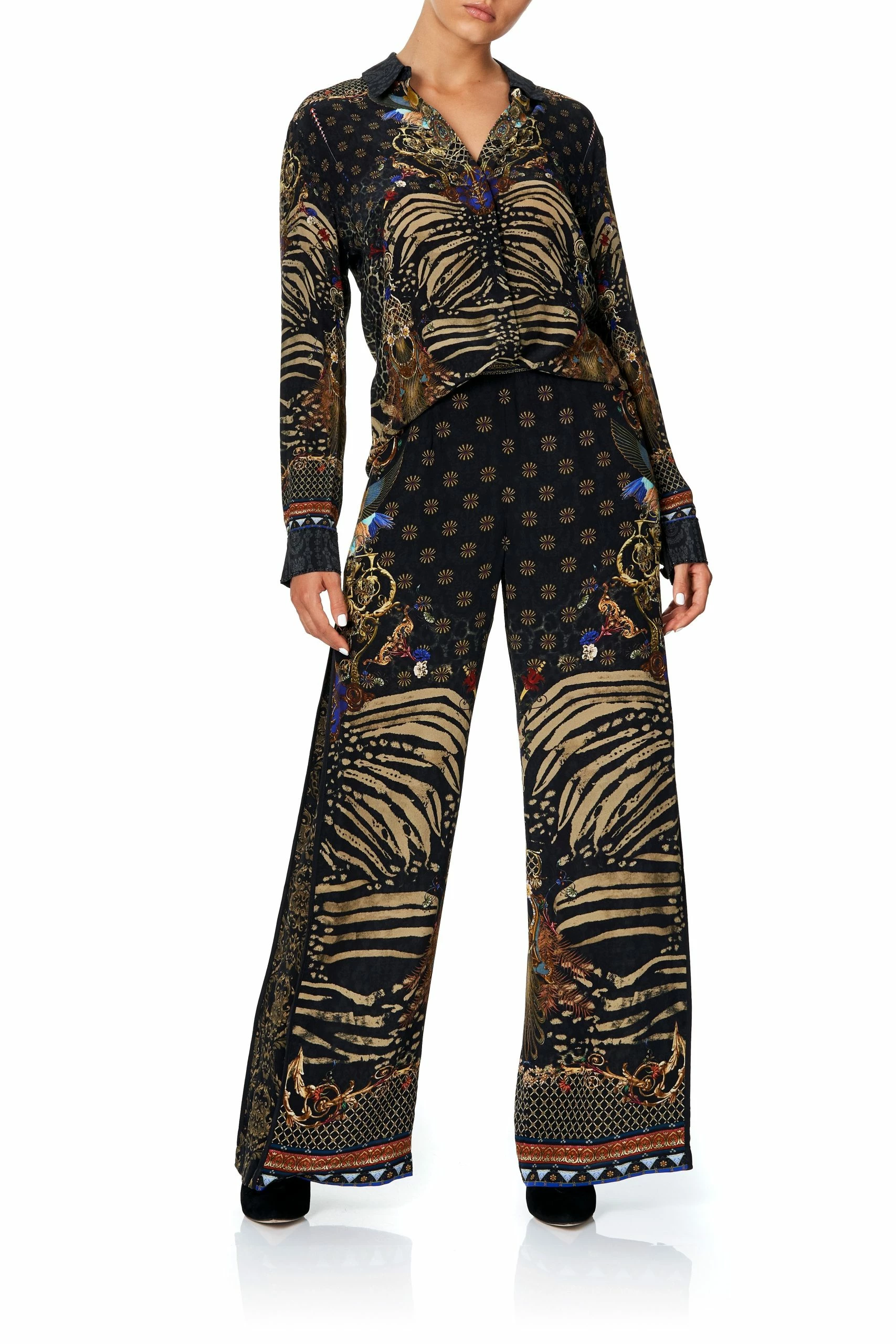 WIDE LEG PANTS WITH CUFFS THE NIGHT WE MET 3 WIDE LEG PANTS WITH CUFFS THE NIGHT WE MET - Image 3