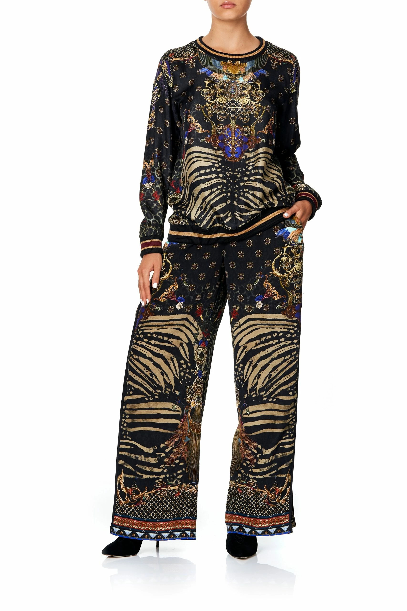 WIDE LEG PANTS WITH CUFFS THE NIGHT WE MET 4 WIDE LEG PANTS WITH CUFFS THE NIGHT WE MET - Image 4