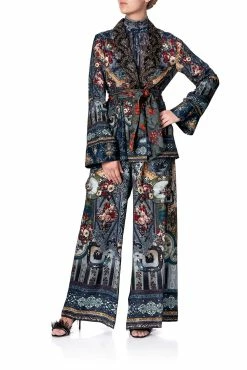 WIDE LEG TROUSER WITH FRONT POCKETS HOTEL BOHEME -clothing shop camilla raglan button up shirt hotel boheme 7 853e5243 db95 4a64 a1e9 fe4f90627155