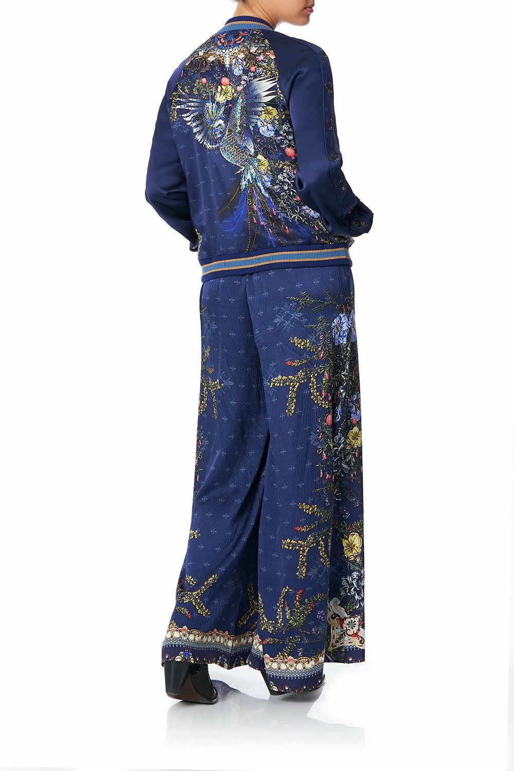 SOFT PANT WITH GODETS SOUTHERN TWILIGHT 9 SOFT PANT WITH GODETS SOUTHERN TWILIGHT - Image 9