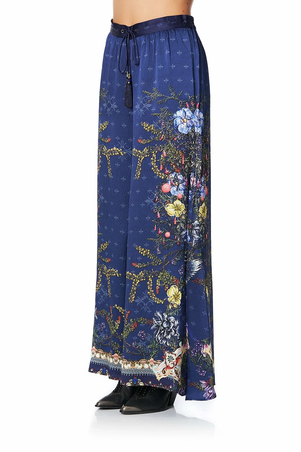 SOFT PANT WITH GODETS SOUTHERN TWILIGHT 2 SOFT PANT WITH GODETS SOUTHERN TWILIGHT - Image 2