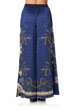 SOFT PANT WITH GODETS SOUTHERN TWILIGHT 15 SOFT PANT WITH GODETS SOUTHERN TWILIGHT -clothing shop camilla soft pant with godets southern twilight 3