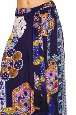 HIGH WAISTED TROUSER W/GODET STAR GAZER -clothing shop camilla star gazer high waisted trouser w godet 5