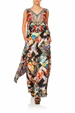 PANTS WITH SIDE SPLIT STAR GIRL 9 PANTS WITH SIDE SPLIT STAR GIRL -clothing shop camilla star girl pants w side split 5