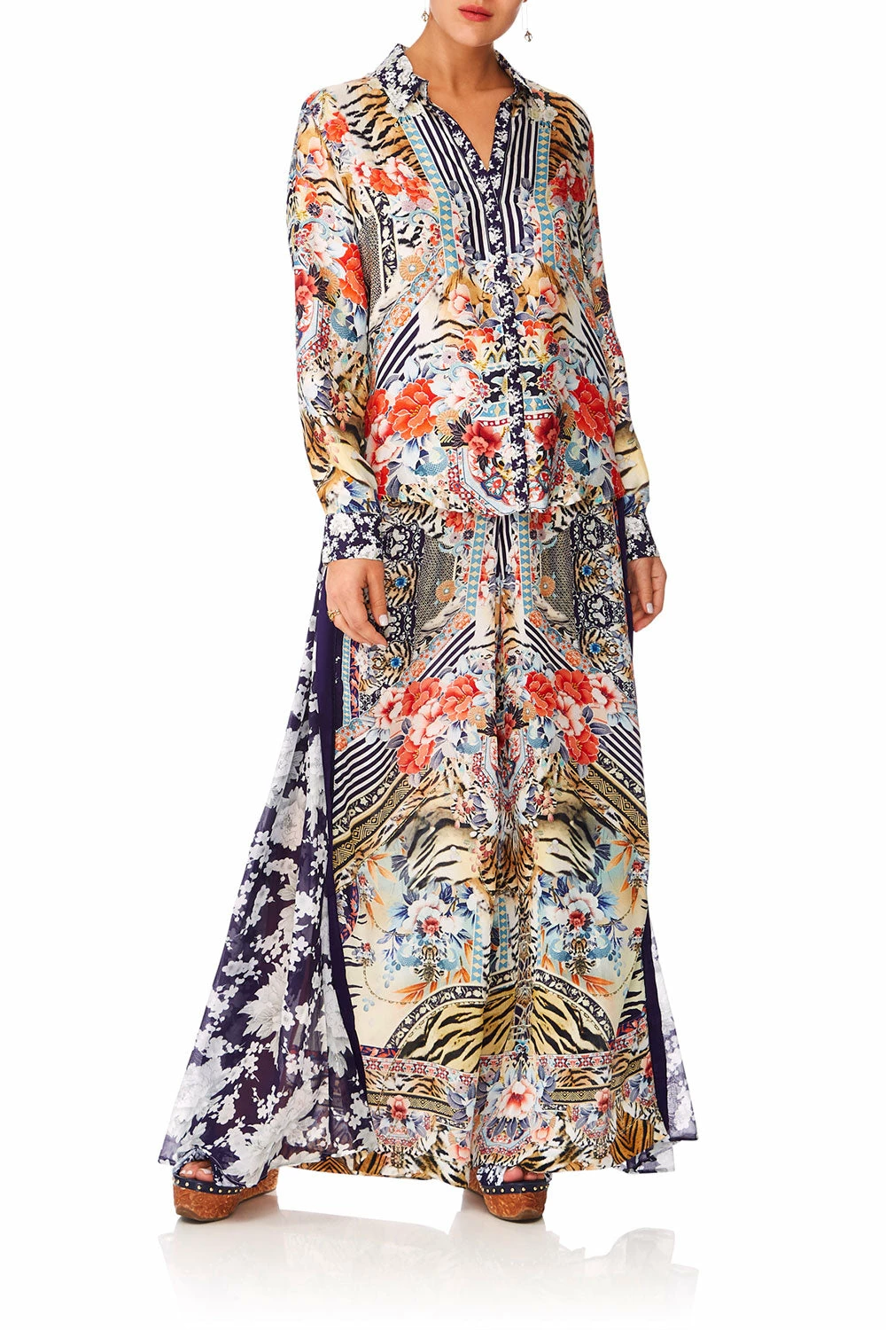 HIGH WAISTED TROUSER W/GODET THE LONELY WILD 2 HIGH WAISTED TROUSER W/GODET THE LONELY WILD - Image 2