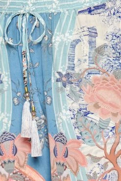 WIDE LEG DRAWSTRING WAIST PANT BLANCHES BLESSING -clothing shop camilla wide leg drawstring waist pant blanches blessing 9