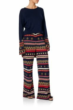 WIDE LEG JACQUARD KNIT PANT COSTUME PARTY 12 WIDE LEG JACQUARD KNIT PANT COSTUME PARTY -clothing shop camilla wide leg jacquard knit pant costume party 1 7240295a 5f88 4ca4 8c51 307acc036844