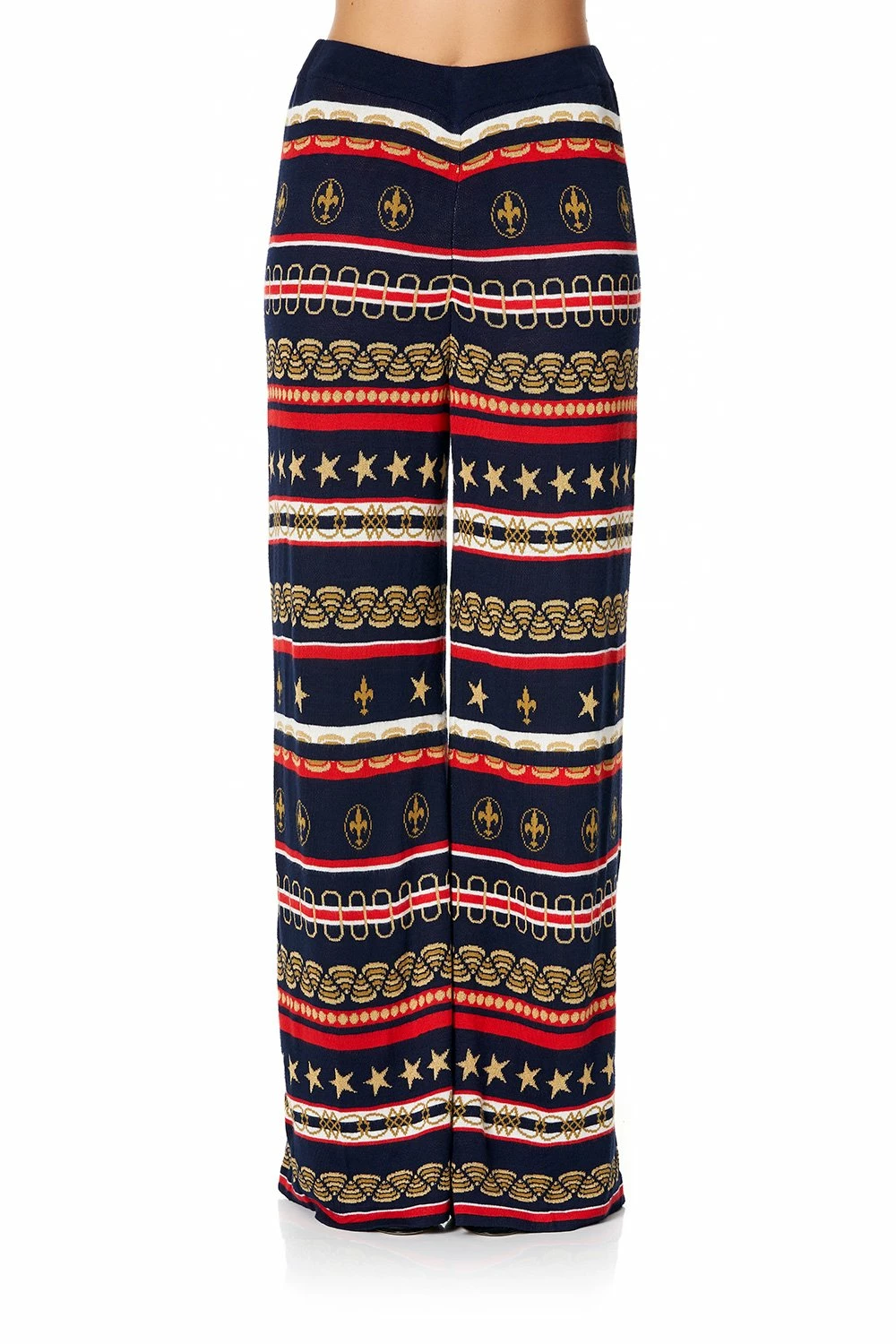 WIDE LEG JACQUARD KNIT PANT COSTUME PARTY 5 WIDE LEG JACQUARD KNIT PANT COSTUME PARTY - Image 5