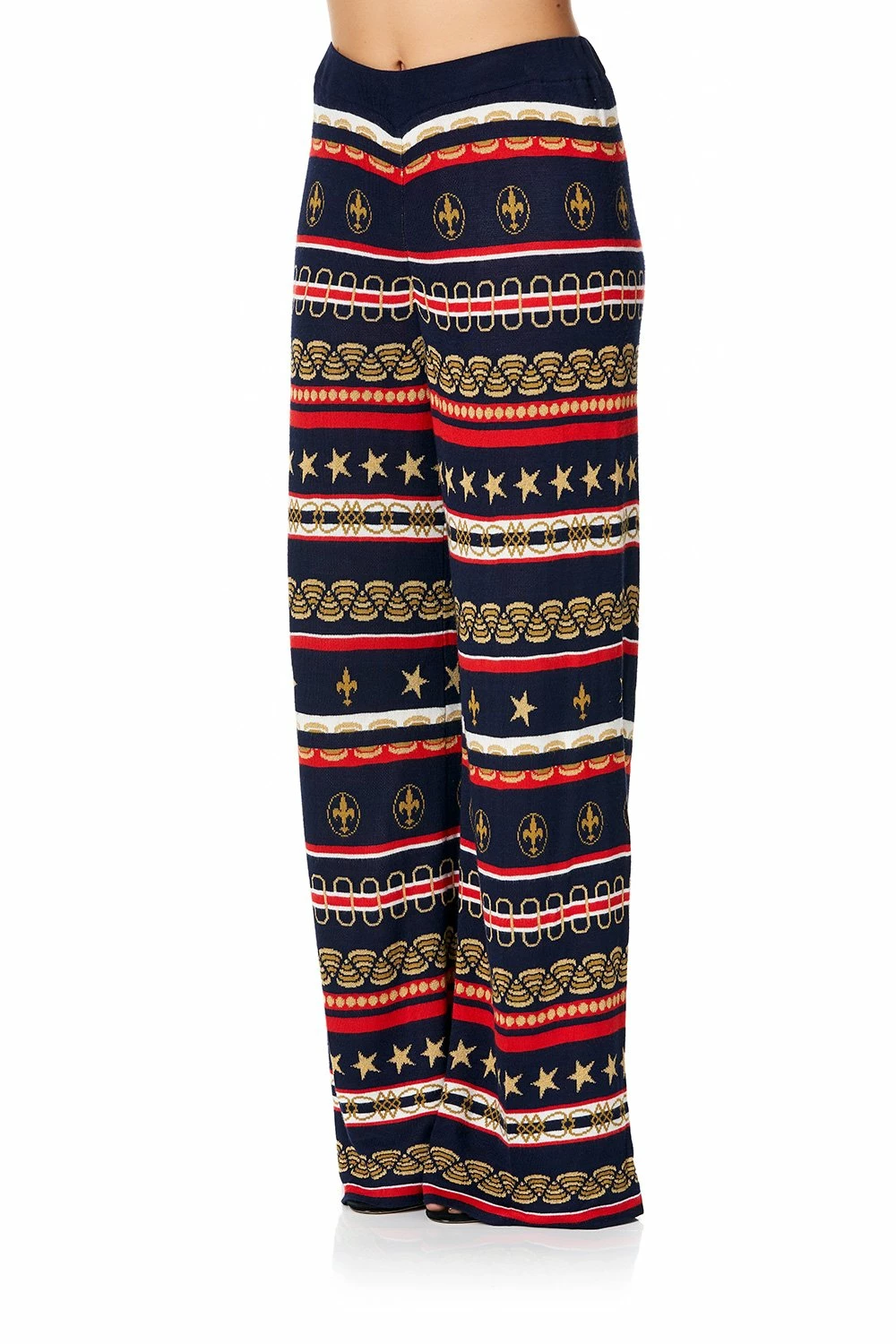 WIDE LEG JACQUARD KNIT PANT COSTUME PARTY 6 WIDE LEG JACQUARD KNIT PANT COSTUME PARTY - Image 6