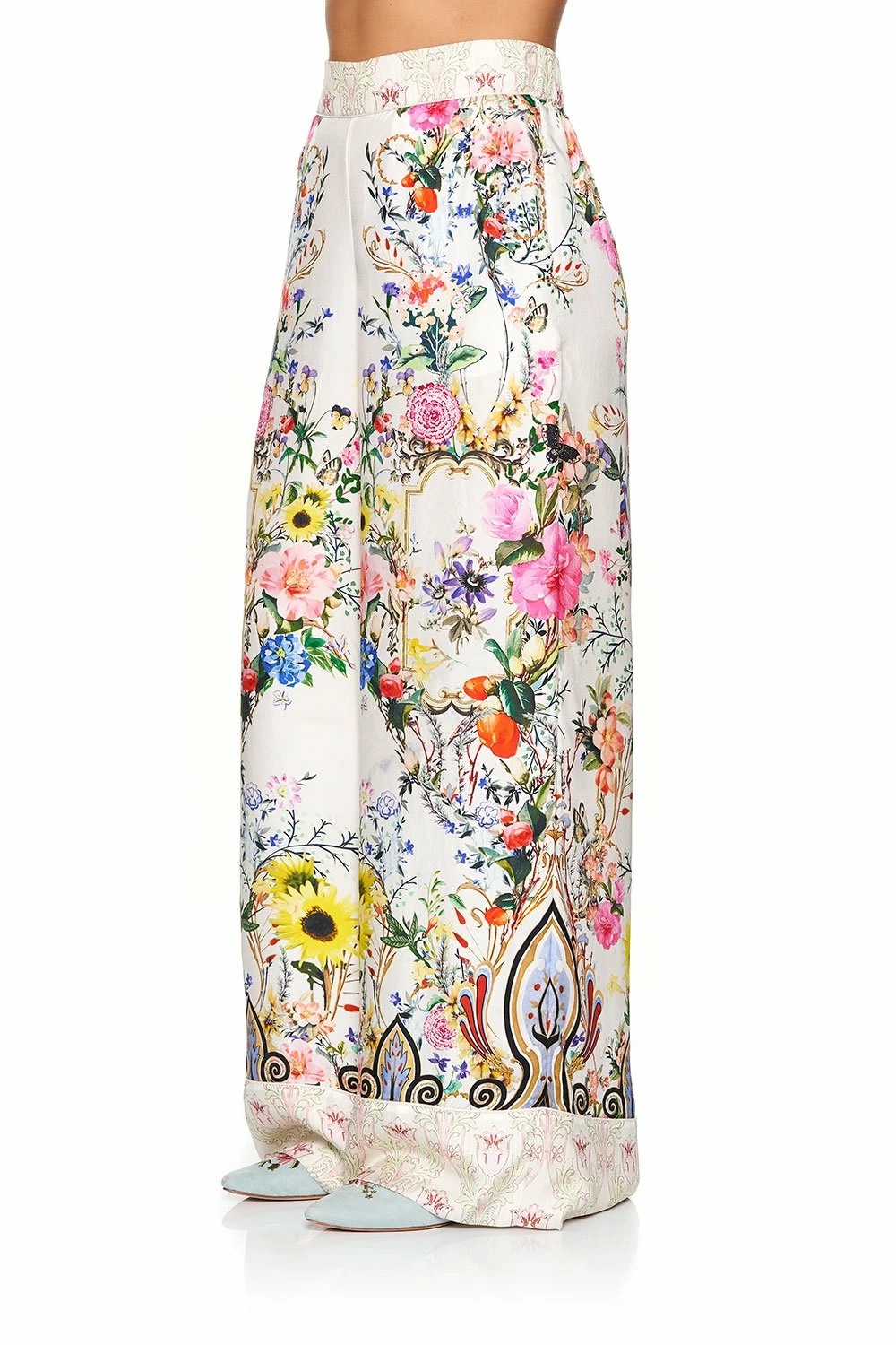 WIDE LEG PANT WITH CUFFS BOHEME 8 WIDE LEG PANT WITH CUFFS BOHEME - Image 8