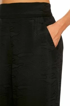 WIDE LEG PANT WITH CUFFS PAINTED LAND -clothing shop camilla wide leg pant with cuffs painted land 11