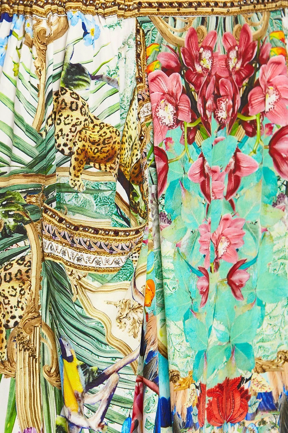 WIDE LEG PANT WITH GATHERED POCKETS CHAMPAGNE COAST - Image 12