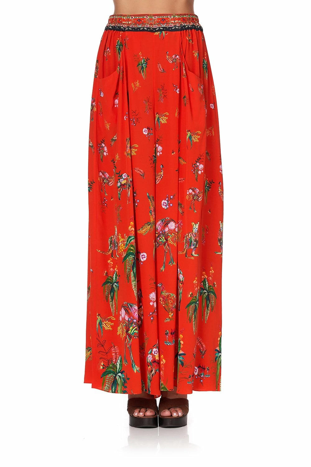 WIDE LEG PANT WITH GATHERED POCKETS CINEMA PARADISO 2 WIDE LEG PANT WITH GATHERED POCKETS CINEMA PARADISO - Image 2