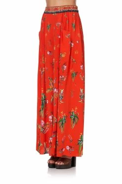 WIDE LEG PANT WITH GATHERED POCKETS CINEMA PARADISO 14 WIDE LEG PANT WITH GATHERED POCKETS CINEMA PARADISO -clothing shop camilla wide leg pant with gathered pockets cinema paradiso 5