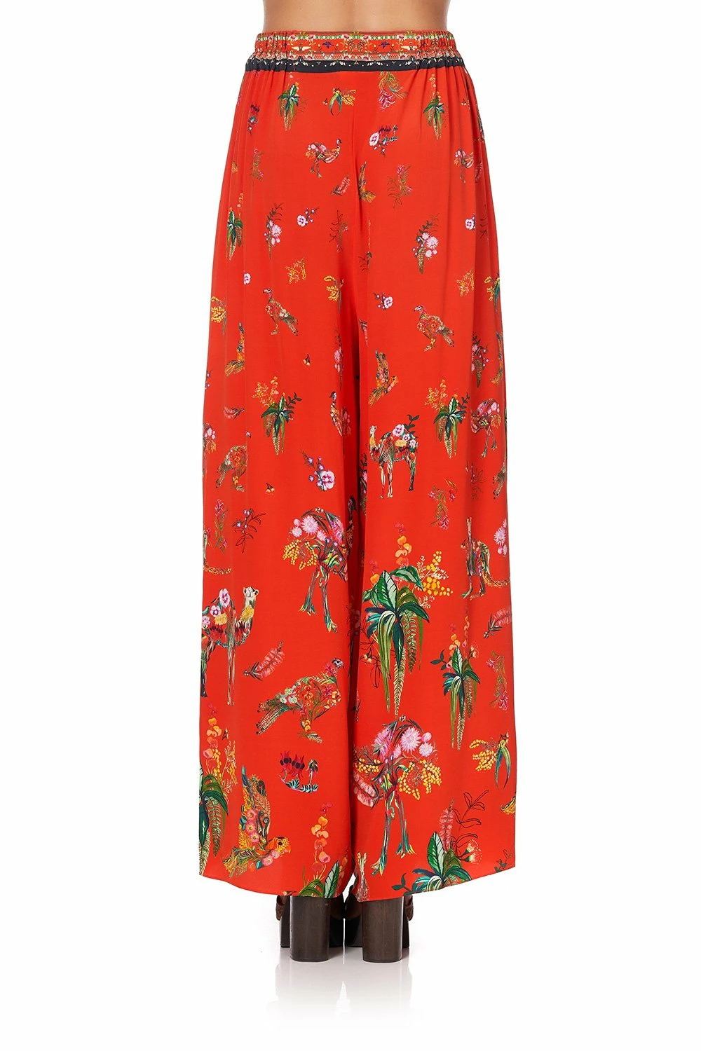 WIDE LEG PANT WITH GATHERED POCKETS CINEMA PARADISO 7 WIDE LEG PANT WITH GATHERED POCKETS CINEMA PARADISO - Image 7