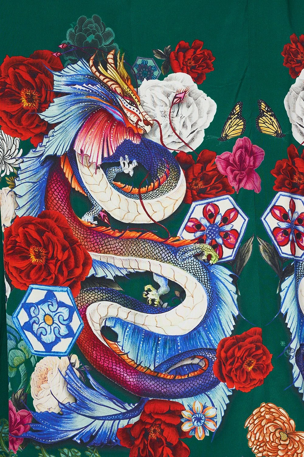 WIDE LEG PANT WITH GATHERED POCKETS EMERALD'S ORBIT 10 WIDE LEG PANT WITH GATHERED POCKETS EMERALD'S ORBIT - Image 10