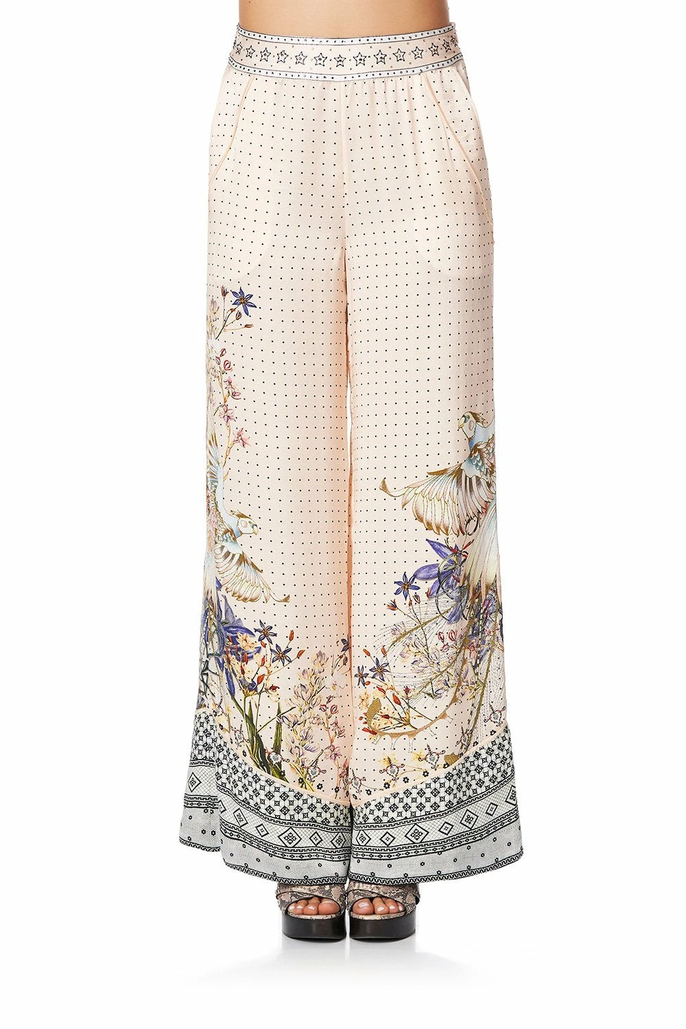 WIDE LEG PANT WITH SHAPED CUFF KINDRED SKIES - Image 2