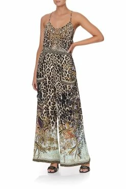 WIDE LEG TROUSER WITH FRONT POCKETS NOMADIC NYMPH