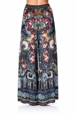 WIDE LEG TROUSER WITH FRONT POCKETS HOTEL BOHEME -clothing shop camilla wide leg trouser with front pockets hotel boheme 7