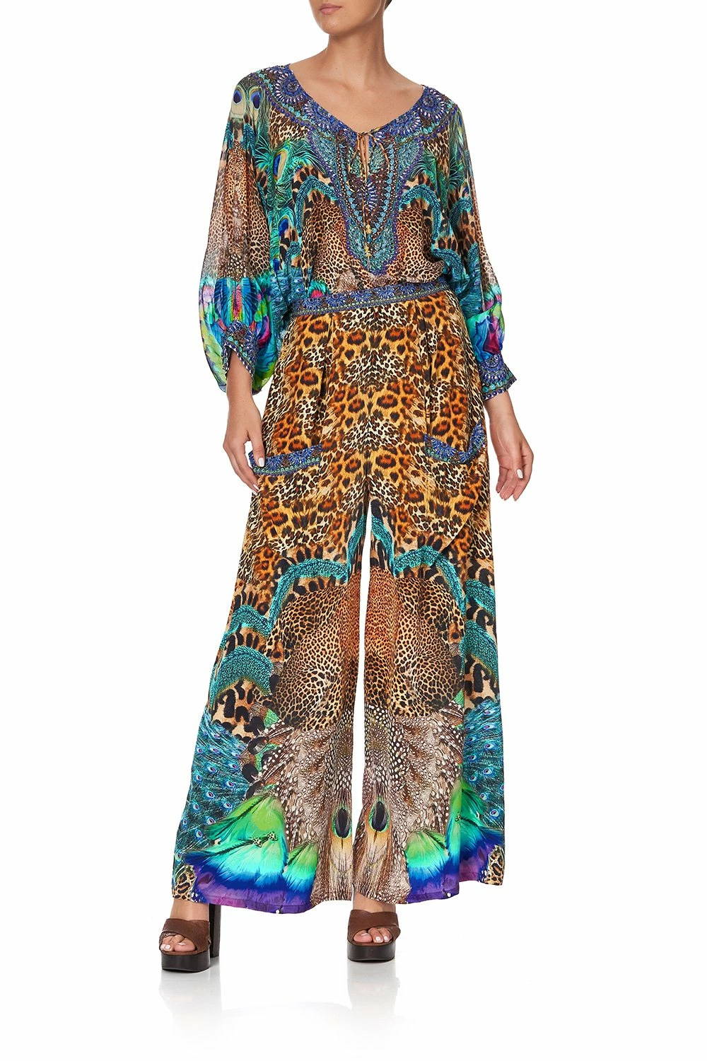 WIDE LEG TROUSER WITH FRONT POCKETS MOTHER XANADU 1 WIDE LEG TROUSER WITH FRONT POCKETS MOTHER XANADU