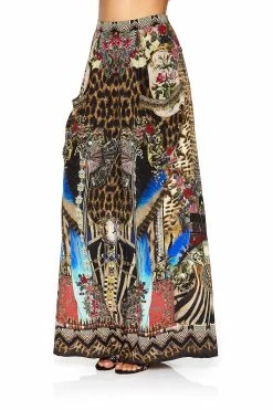 WIDE LEG TROUSER WITH FRONT POCKETS STRONGER TOGETHER -clothing shop camilla wide leg trouser with front pockets stronger together 4