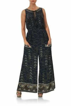 WIDE LEG TROUSER WITH FRONT POCKETS WISE WINGS
