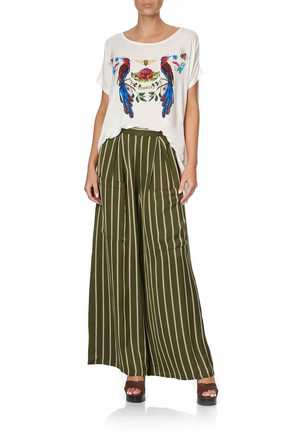 WIDE LEG TROUSER WITH FRONT POCKETS AMONG THE GUMTREES 1 WIDE LEG TROUSER WITH FRONT POCKETS AMONG THE GUMTREES