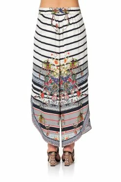 TIE DETAIL WRAP OVER HAREMS JOIE DE VIVRE -clothing shop layer pant 6