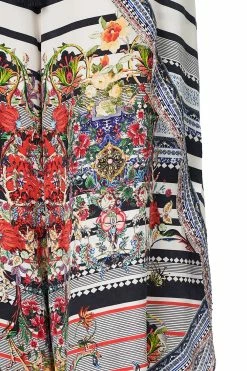 TIE DETAIL WRAP OVER HAREMS JOIE DE VIVRE -clothing shop layer pant 8