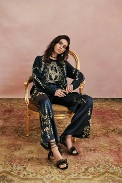 DRAWSTRING PANT WITH SIDE PANEL WE THE FREE -clothing shop lookbook drop3 0000s 0015 CAMILLA LA FLEUR LIBERTINE 1902 DROP 3 LOOK BOOK 1