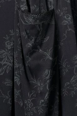 WIDE LEG PANT WITH GATHERED POCKETS NOIR BOUDOIR 16 WIDE LEG PANT WITH GATHERED POCKETS NOIR BOUDOIR -clothing shop pants 4 copy