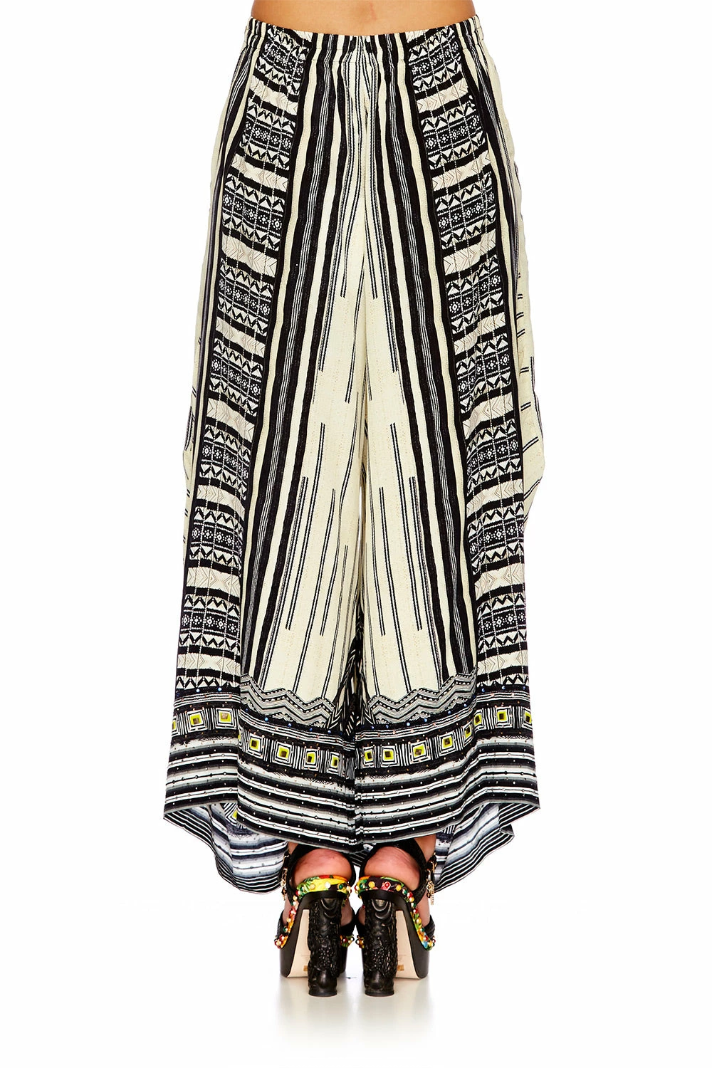 WIDE LEG TROUSER WITH POCKETS BETWEEN THE LINES 7 WIDE LEG TROUSER WITH POCKETS BETWEEN THE LINES - Image 7