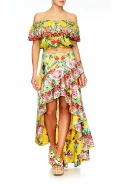 ASYMMETRIC FLOUNCE SKIRT LOVE BIRD -clothing shop shot 8 112