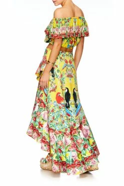 ASYMMETRIC FLOUNCE SKIRT LOVE BIRD -clothing shop shot 8 114