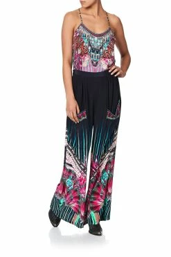 WIDE LEG TROUSER WITH FRONT POCKETS RAINBOW EYES