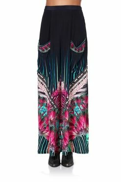 WIDE LEG TROUSER WITH FRONT POCKETS RAINBOW EYES 10 WIDE LEG TROUSER WITH FRONT POCKETS RAINBOW EYES -clothing shop wide leg trouser with front pockets rainbow eyes 4