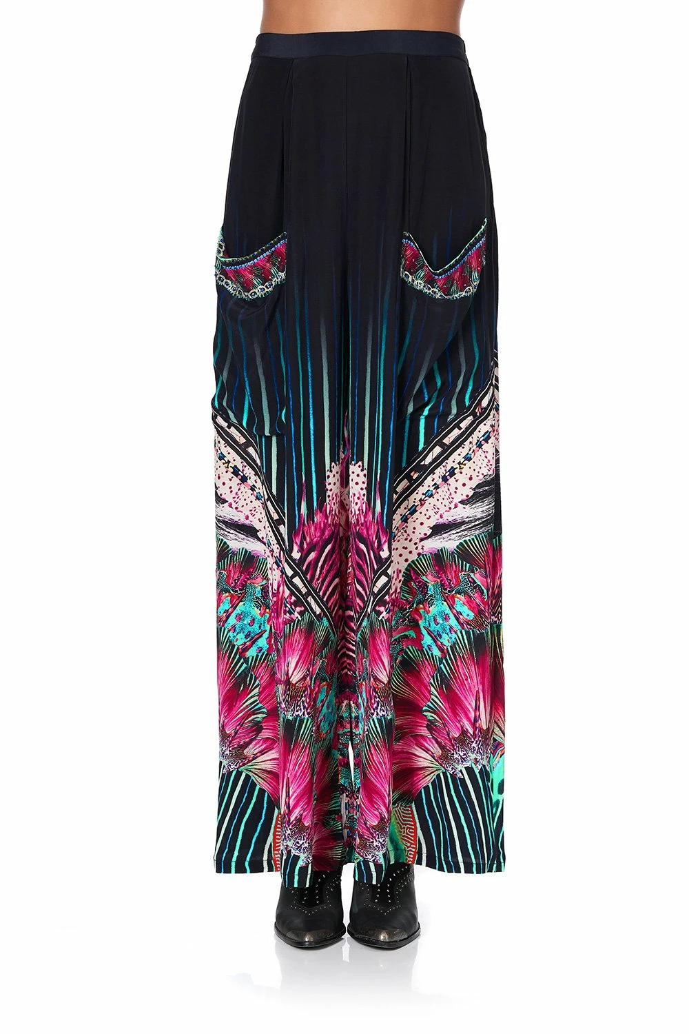 WIDE LEG TROUSER WITH FRONT POCKETS RAINBOW EYES 3 WIDE LEG TROUSER WITH FRONT POCKETS RAINBOW EYES - Image 3