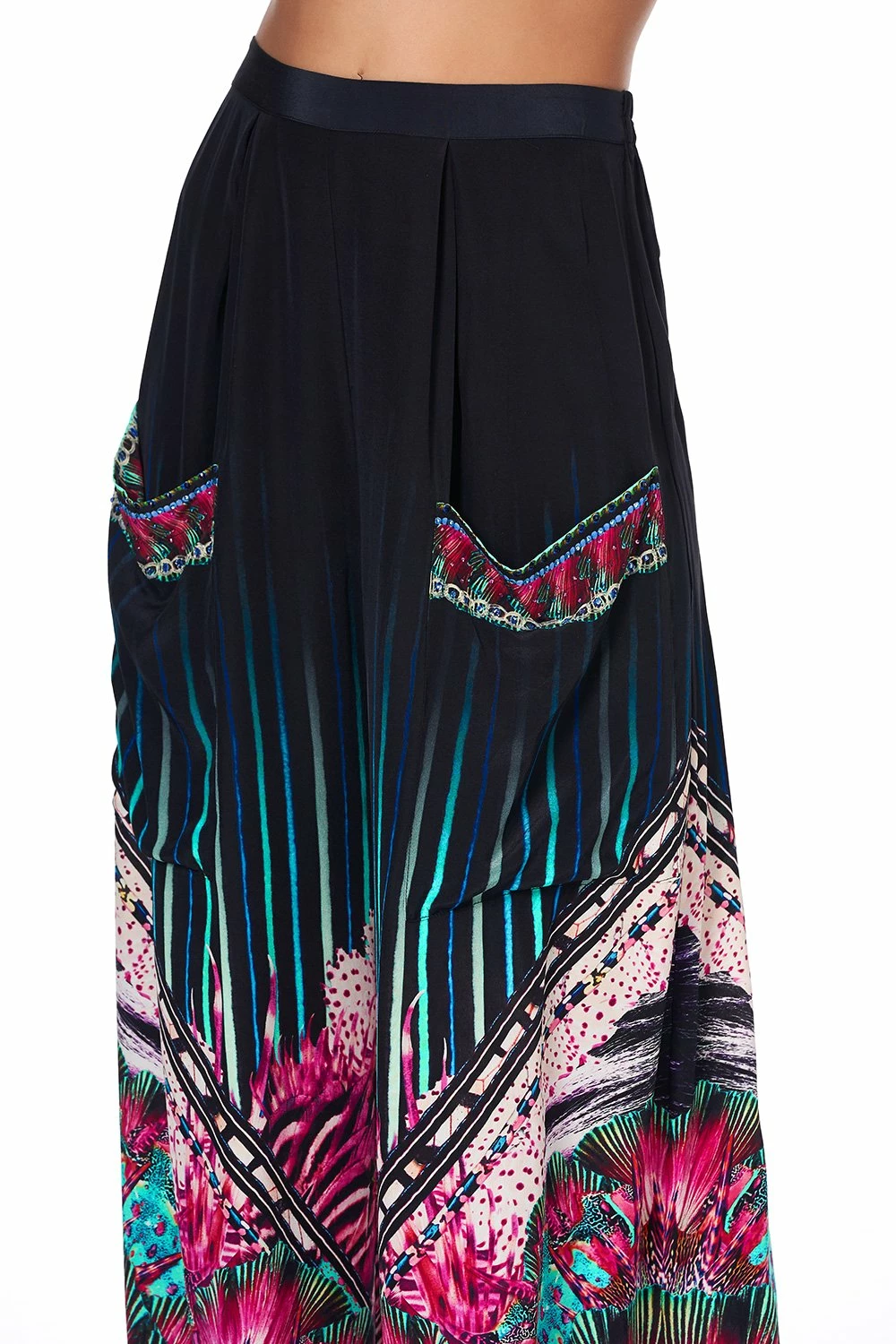 WIDE LEG TROUSER WITH FRONT POCKETS RAINBOW EYES 5 WIDE LEG TROUSER WITH FRONT POCKETS RAINBOW EYES - Image 5