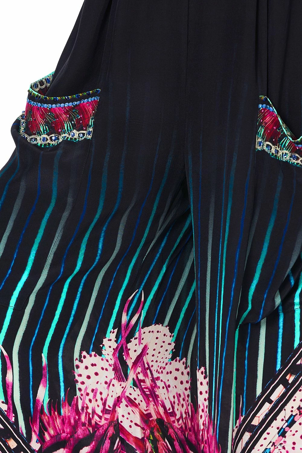 WIDE LEG TROUSER WITH FRONT POCKETS RAINBOW EYES 8 WIDE LEG TROUSER WITH FRONT POCKETS RAINBOW EYES - Image 8